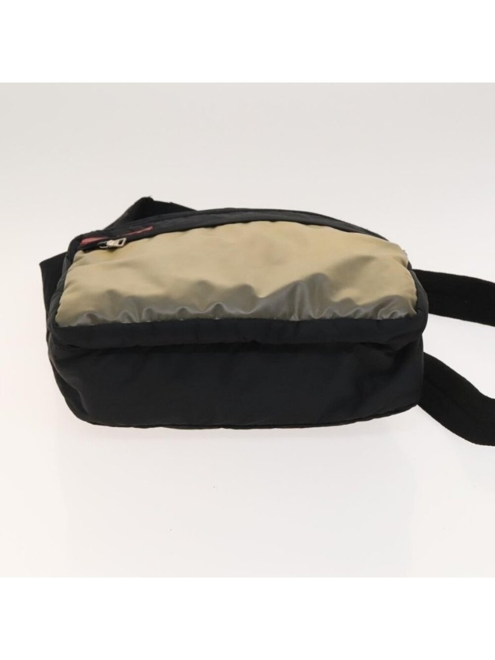 Authentic PRADA Sports Shoulder Bag Nylon Black Silver - Picture 12 of 16